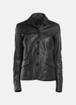 Women's Blackridge Button Leather Jacket
