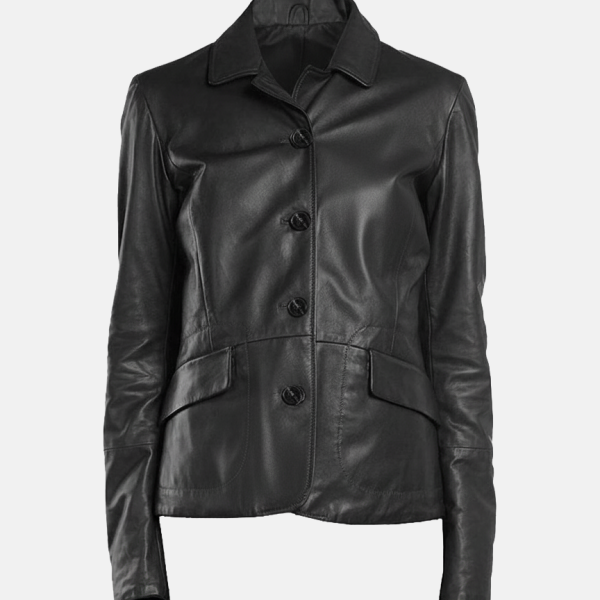 Women's Blackridge Button Leather Jacket