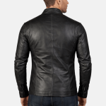 Men's Brunox Cafe Racer Leather Jacket