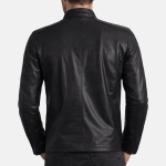 Men's Cafe Racer Perforated Spring Jacket