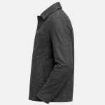 Men's Classic Vintage Style Nubuck Leather Jacket