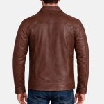 Men's Ironclad Vintage Brown Waxed Leather Jacket