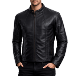 Men's Venom Rider Black Leather Jacket