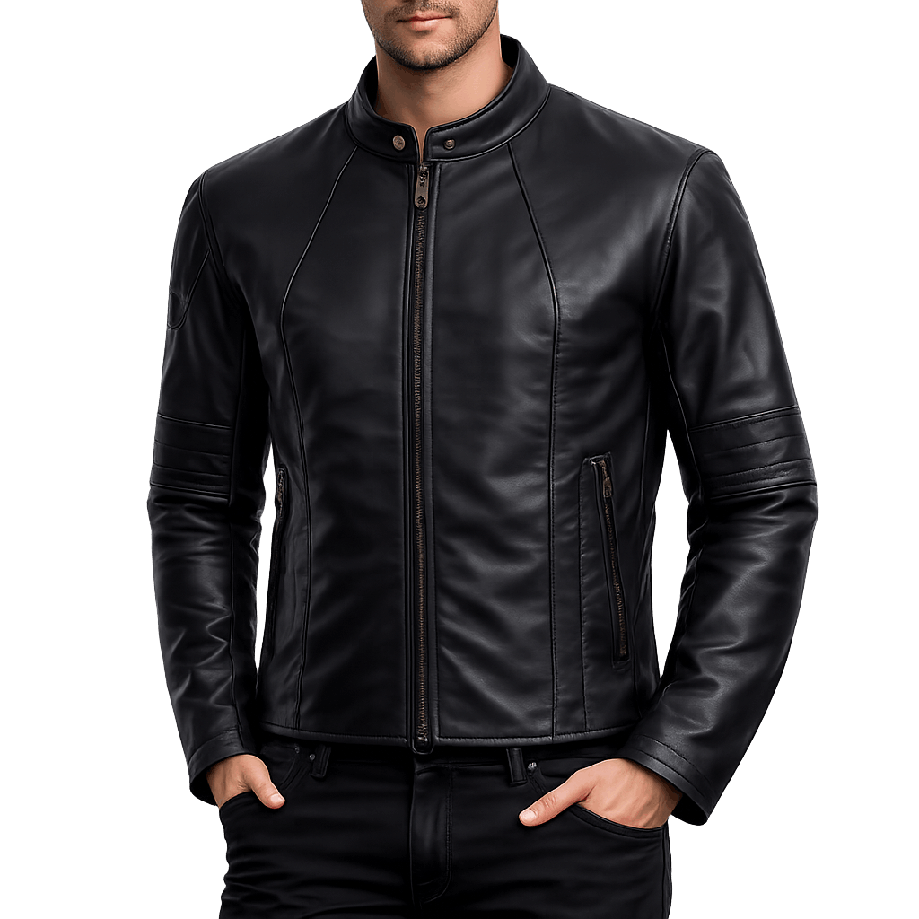 Men's Venom Rider Black Leather Jacket