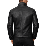 Men's Midnight Racer Leather Biker Jacket