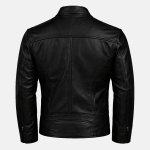 Men's Premium Black Leather Biker Jacket