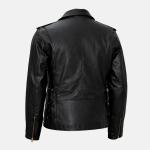 Men's Renegade Black Leather Biker Jacket