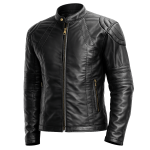 Men's Soft Black Sheep Leather Jacket