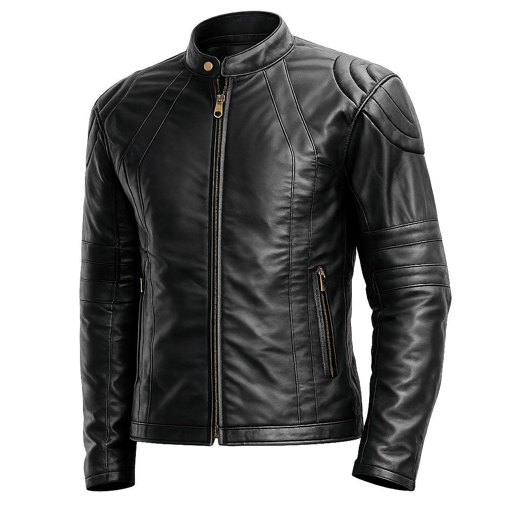 Men's Soft Black Sheep Leather Jacket