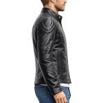 Men's Soft Black Sheep Leather Jacket