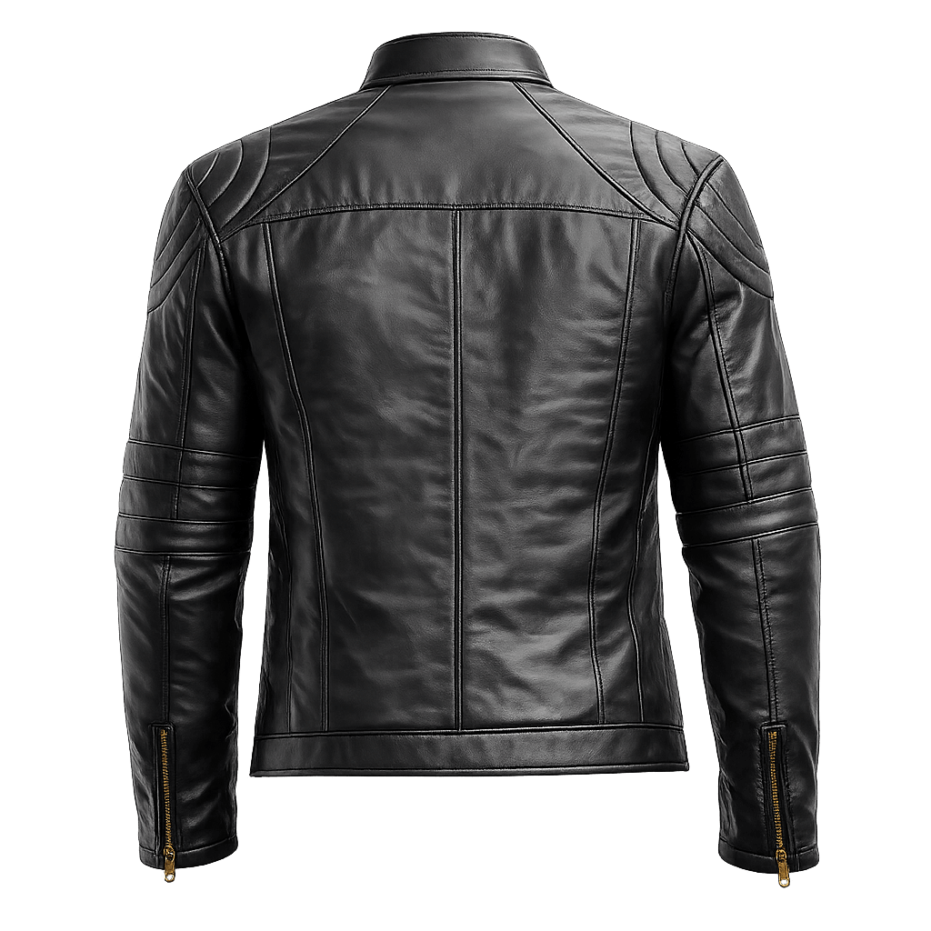 Men's Soft Black Sheep Leather Jacket