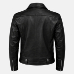 Men's Traditional Leather Biker Jacket