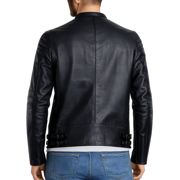 Venom Rider Men’s Black Leather Jacketback