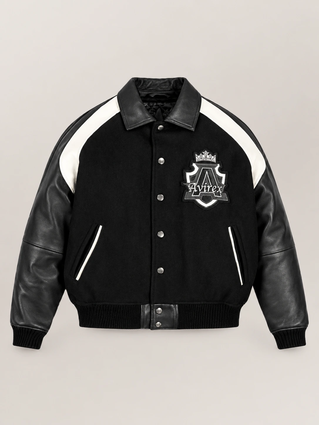 Men's Avirex Kings Black Jacket