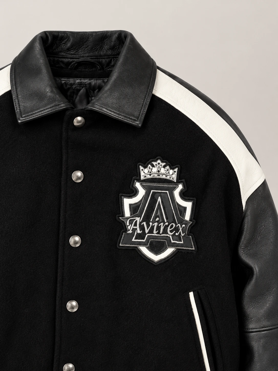 Men's Avirex Kings Black Jacket
