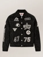 Men's Avirex X Wrangler Suede Trucker Jacket