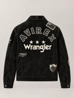 Men's Avirex X Wrangler Suede Trucker Jacket