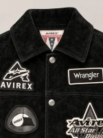 Men's Avirex X Wrangler Suede Trucker Jacket