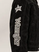 Men's Avirex X Wrangler Suede Trucker Jacket