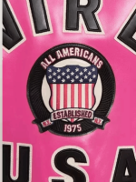 Women’s Avirex Cropped Icon Pink Bomber Jacket