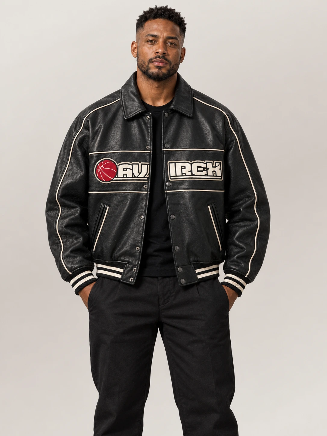 Men's Avirex Basketball Jacket