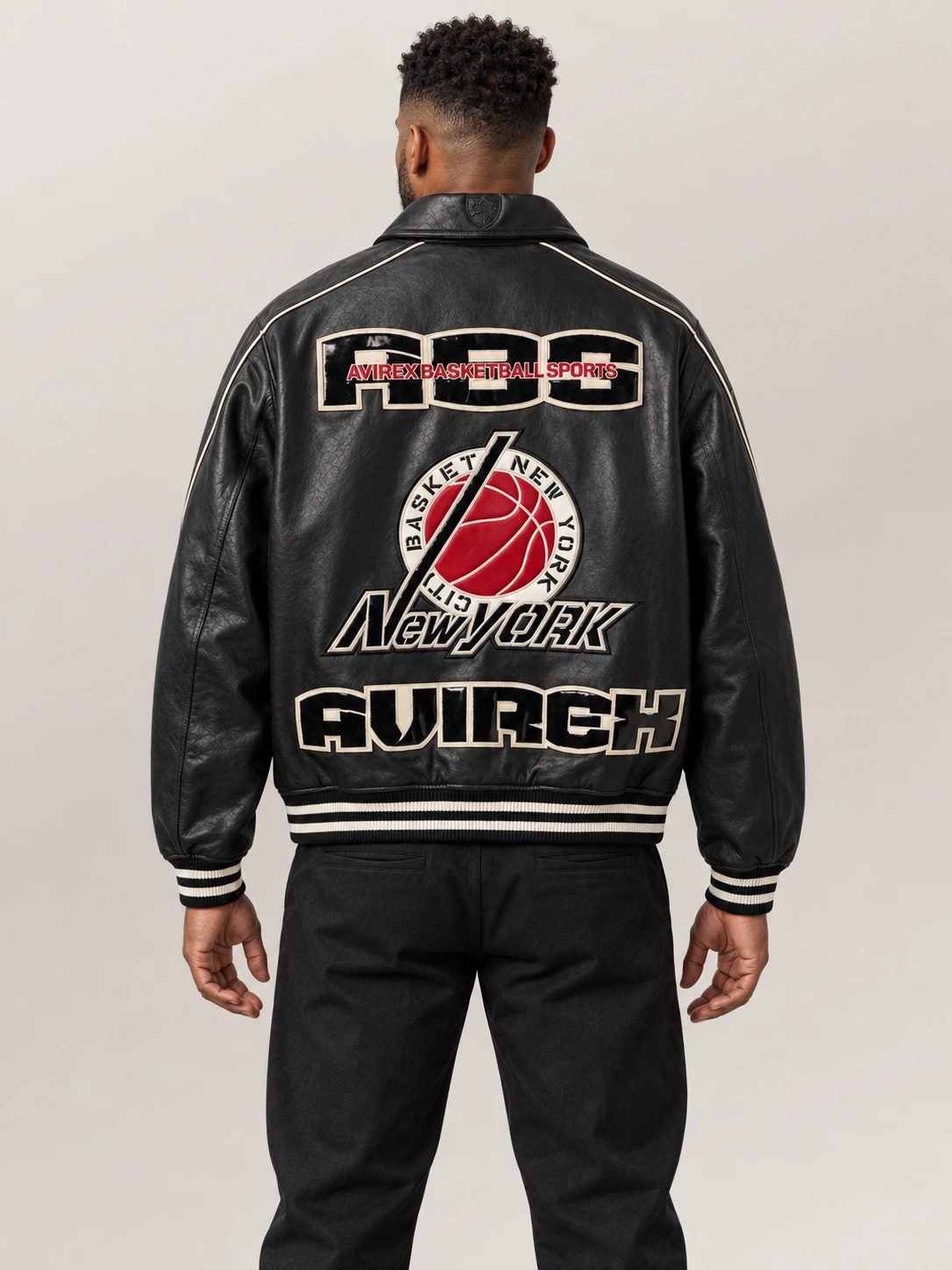 Men's Avirex Basketball Jacket