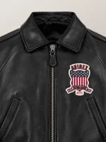 Women’s Avirex Cropped Icon Black Bomber Jacket