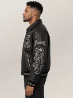 Men's Avirex Black Jacket Goth Jacket
