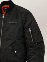 Men's Avirex Ma-1 Nylon Black Bomber Jacket