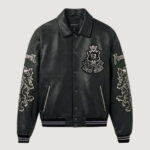 Men's Avirex Black Jacket Goth Jacket