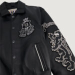 Men's Avirex Black Jacket Goth Jacket