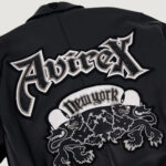 Men's Avirex Black Jacket Goth Jacket