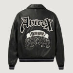 Men's Avirex Black Jacket Goth Jacket