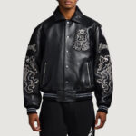 Men's Avirex Black Jacket Goth Jacket