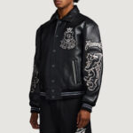 Men's Avirex Black Jacket Goth Jacket