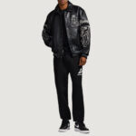 Men's Avirex Black Jacket Goth Jacket