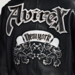 Men's Avirex Black Jacket Goth Jacket