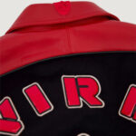 Men's Avirex Classic Wool Black Leather Varsity Jacket