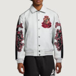 Men's Avirex Grey Violet 2 Tone Goth Jacket