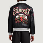 Men's Avirex Grey Violet 2 Tone Goth Jacket