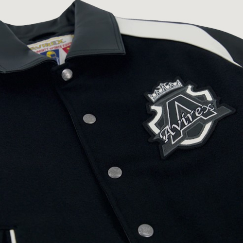 Men's Avirex Kings Black Jacket