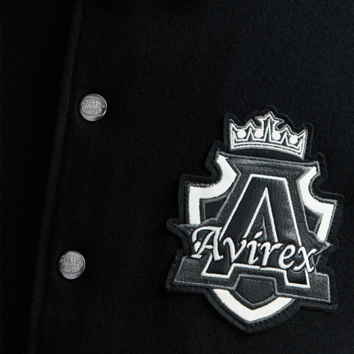 Men's Avirex Kings Black Jacket