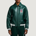 Men’s Avirex Real Leather Jacket Hunter Flight Bomber American Varsity