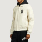Men’s Avirex Real Leather Jacket Tofu Flight Bomber American Varsity