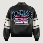 Men's Avirex X Starter Super Bowl Lx Leather Jacket