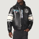Men's Avirex X Starter Super Bowl Lx Leather Jacket
