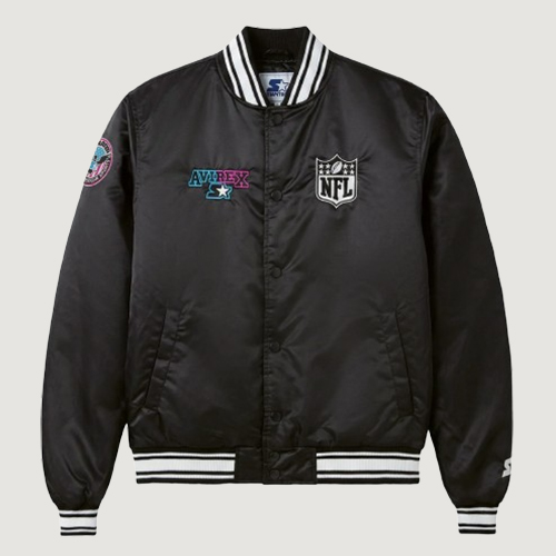 Men's Avirex X Starter Super Bowl Lx Satin Jacket
