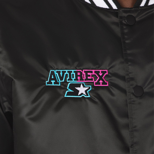 Men's Avirex X Starter Super Bowl Lx Satin Jacket