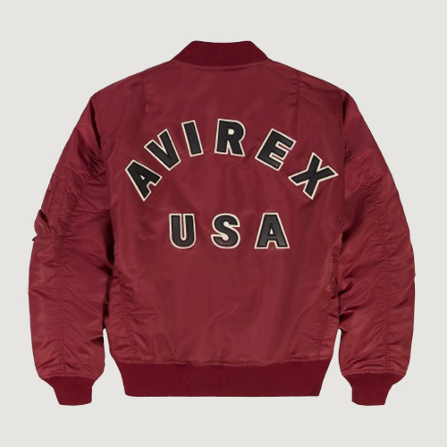 Men’s Ma-1 Nylon Cabernet Bomber Jacket 2