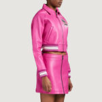 Women’s Avirex Cropped Icon Berry Bomber Jacket